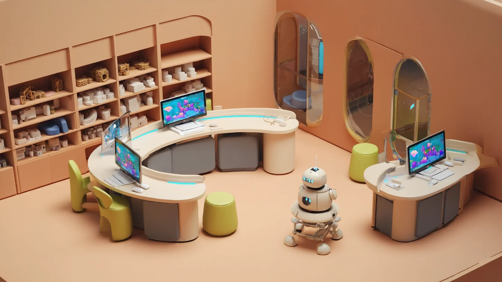 Ilustrasi tentang studio